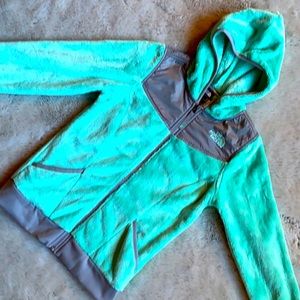 The North Face Mint Green Hooded Fleece